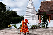 Luang Prabang, Laos. Wat Phonsaat, the temple on the opposite shore of the Nam Khan.